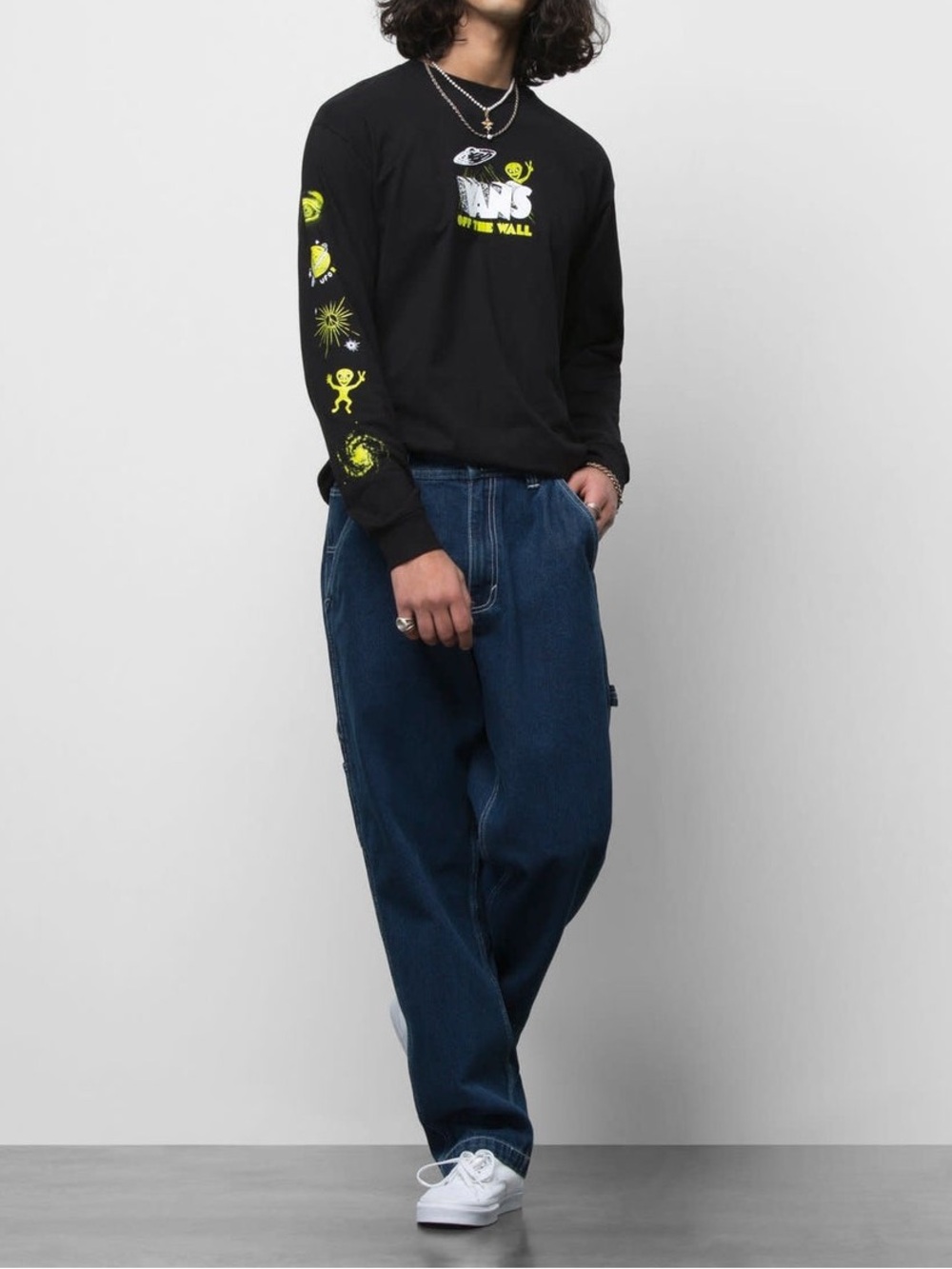 2/60$ VANS Carpenter Loose Tapered Denim Pants size 30‎ - Stone Wash